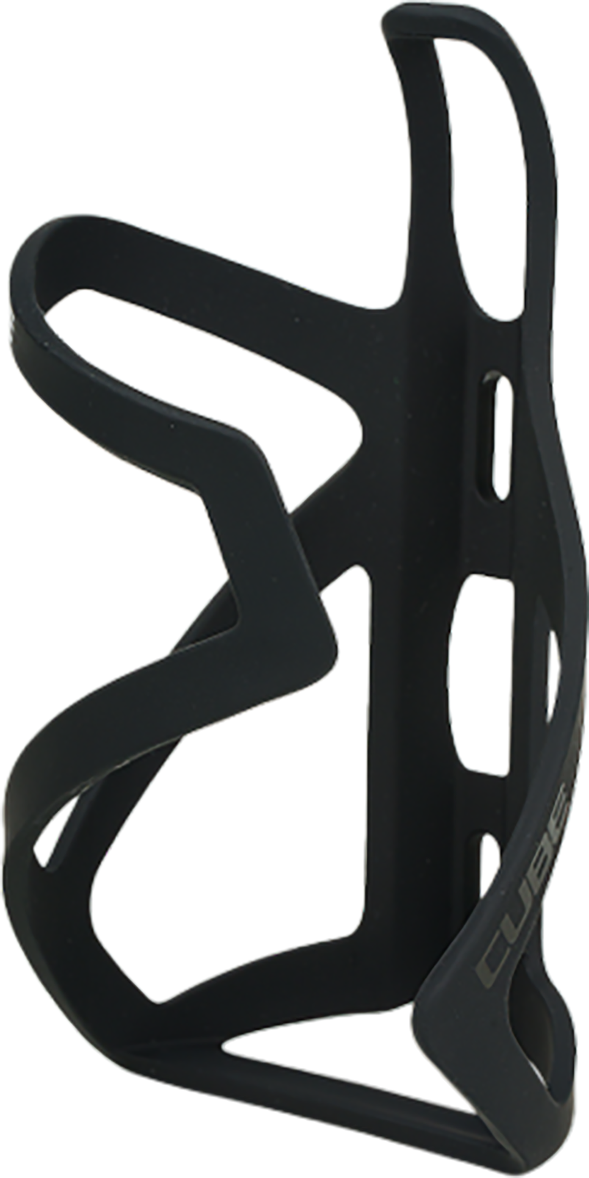 Cube Bottle Cage Dunkholder Sidecage - Matt Black &#x27;n&#x27; Glossy Black