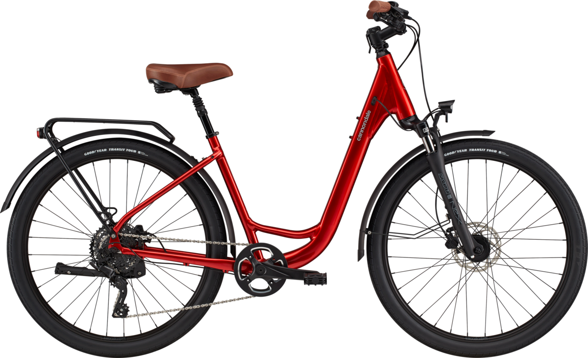 Cannondale Adventure 2024 - Rød Cykel til Glædelige Ture