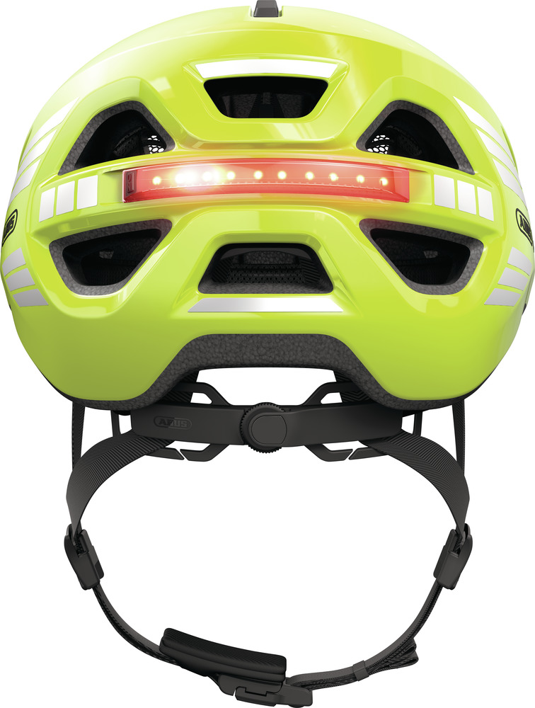 Beklædning - Cykelhjelme - Abus Hjelm Urban-I 4.0 m. LED - Signal Yellow