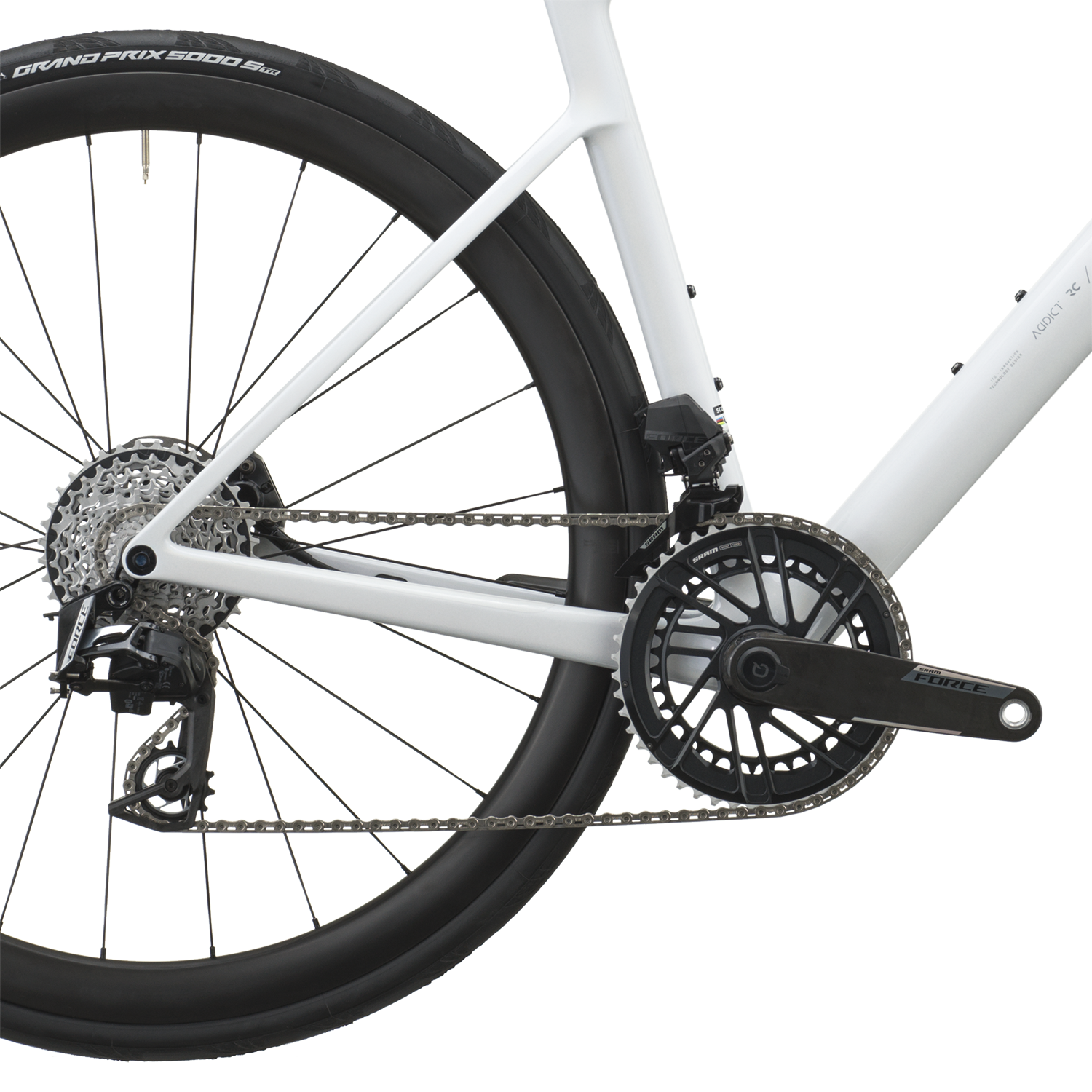 Cykler - Racercykler - Scott Addict RC Team 2027 - Rainbow White