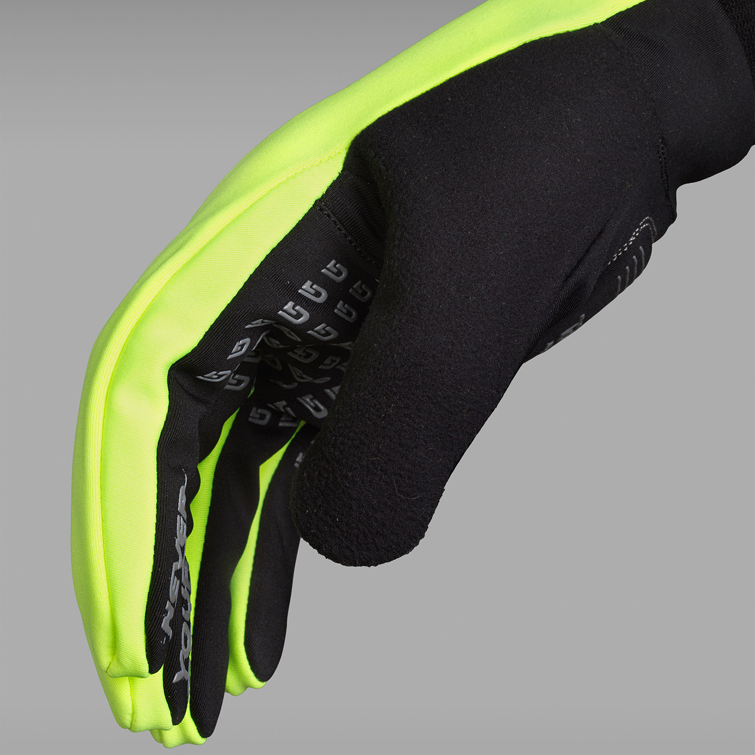 Beklædning - Cykelhandsker - GripGrab Ride Hi-Vis Vindtæt Overgangshandske - Hi-Vis Gul