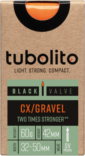 Reservedele - Cykelslanger - Tubolito Tubo CX/Gravel All Slange 700x32/50c FV 40mm/60mm