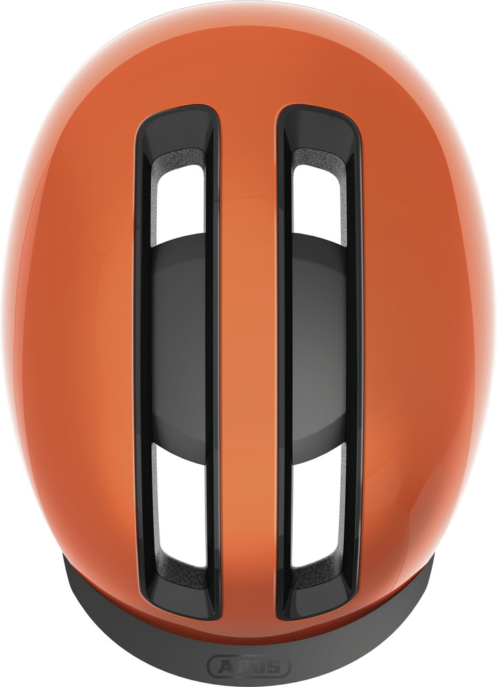 Beklædning - Cykelhjelme - Abus Hud-Y m. LED lys - Orange
