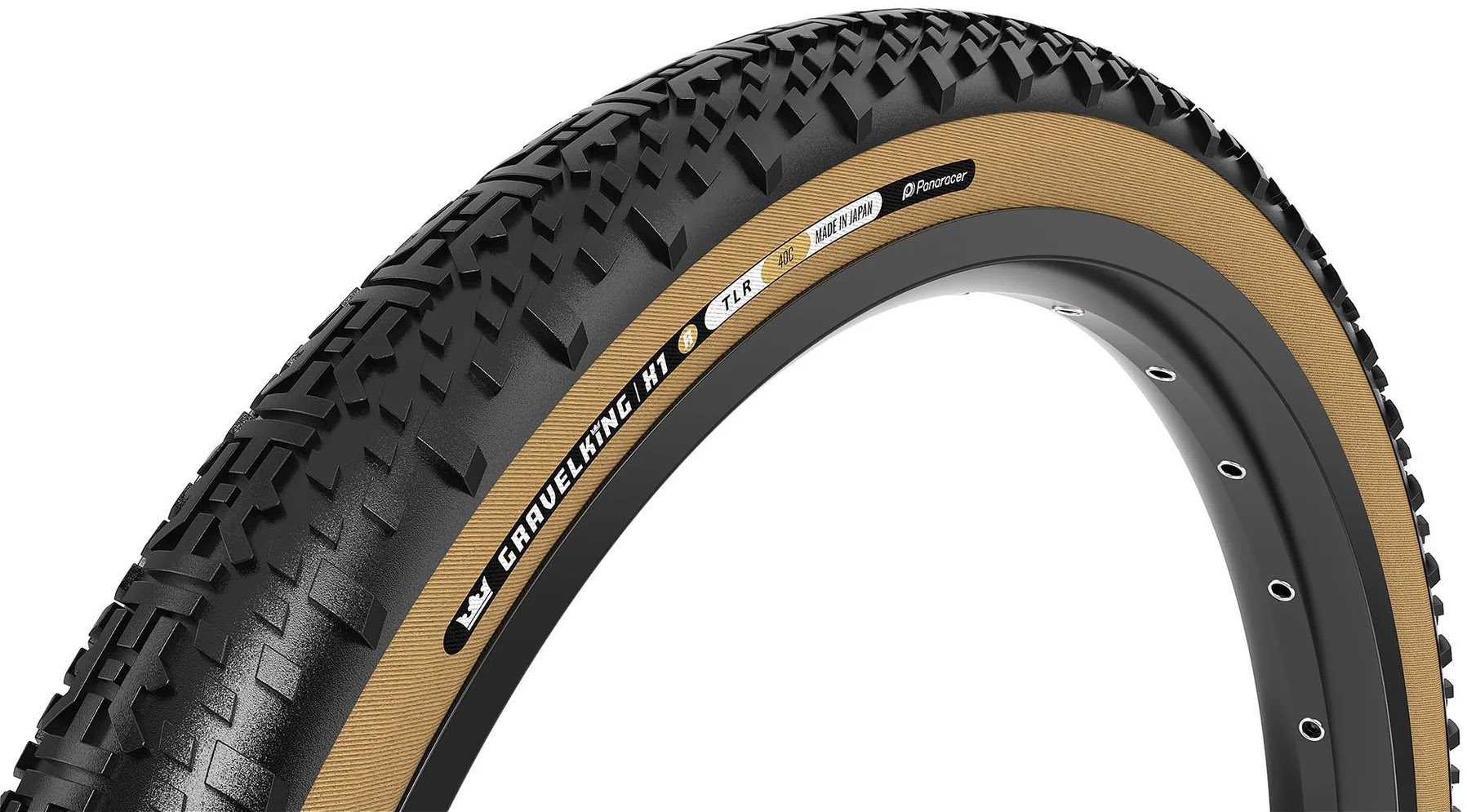 Panaracer GravelKing X1 R Foldedæk 700x35c/45c - Sort/Amber