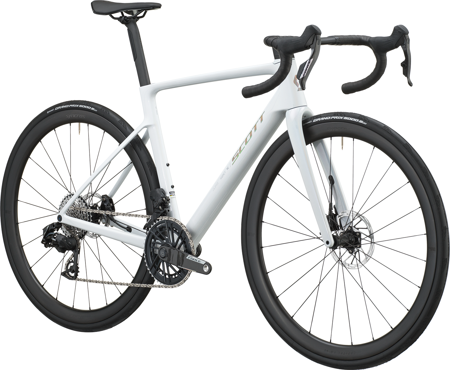 Cykler - Racercykler - Scott Addict RC Team 2027 - Rainbow White