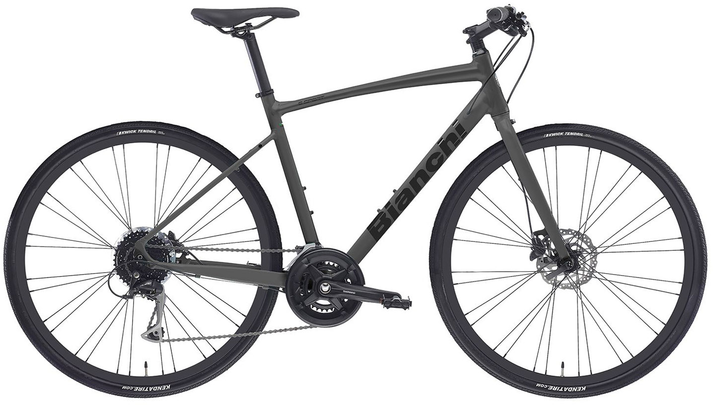 Bianchi C-SPORT 3 Herre 2025 - Graphite/Soft Black Matte