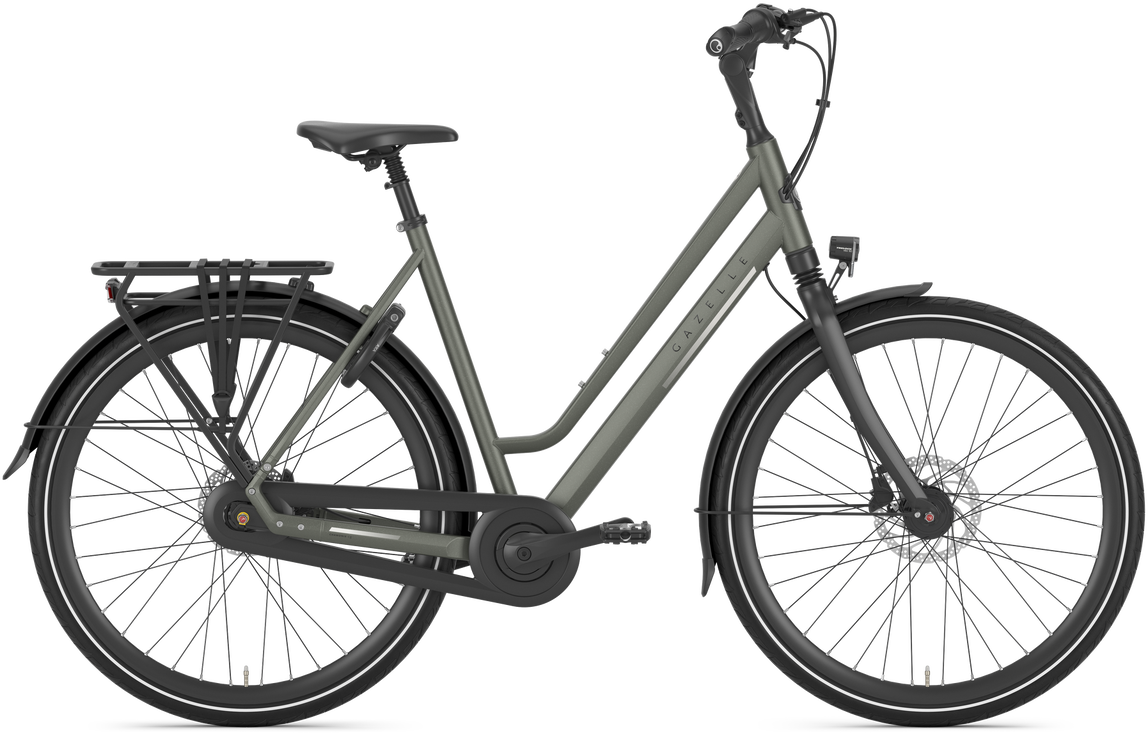 Cykler - Damecykler - Gazelle Chamonix C8 Dame 2024 - Grøn