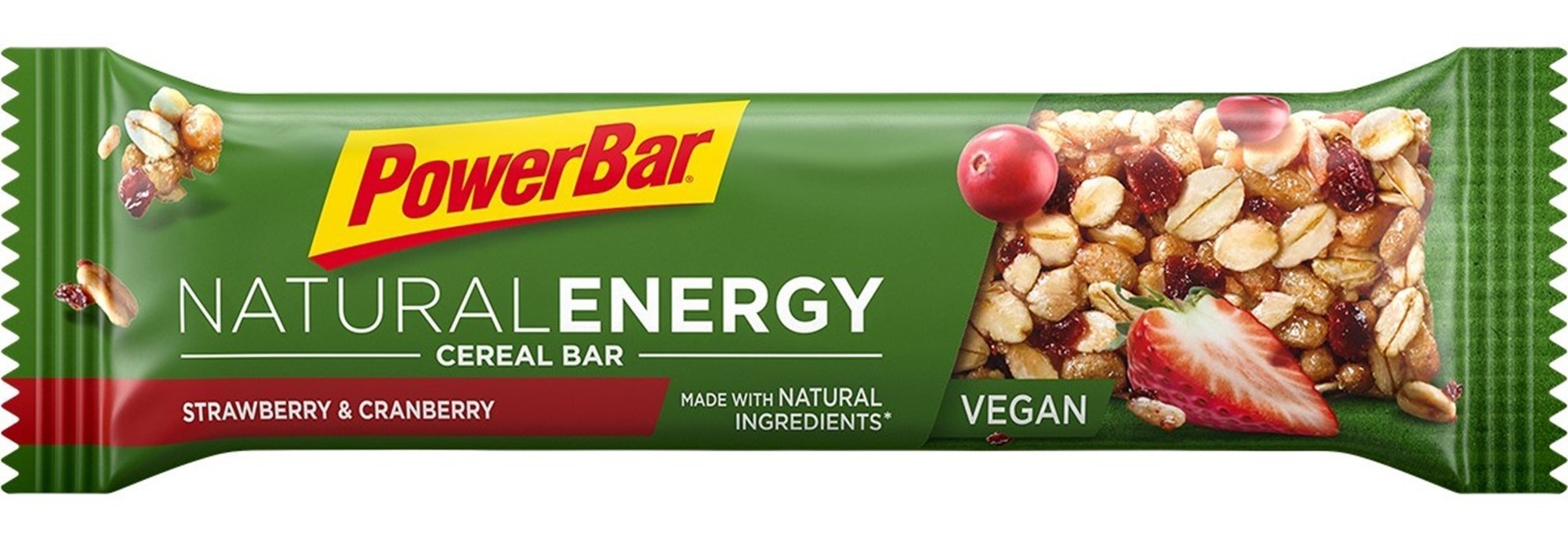Tilbehør - Energiprodukter - PowerBar Natural Energy Strawberry & Cranberry