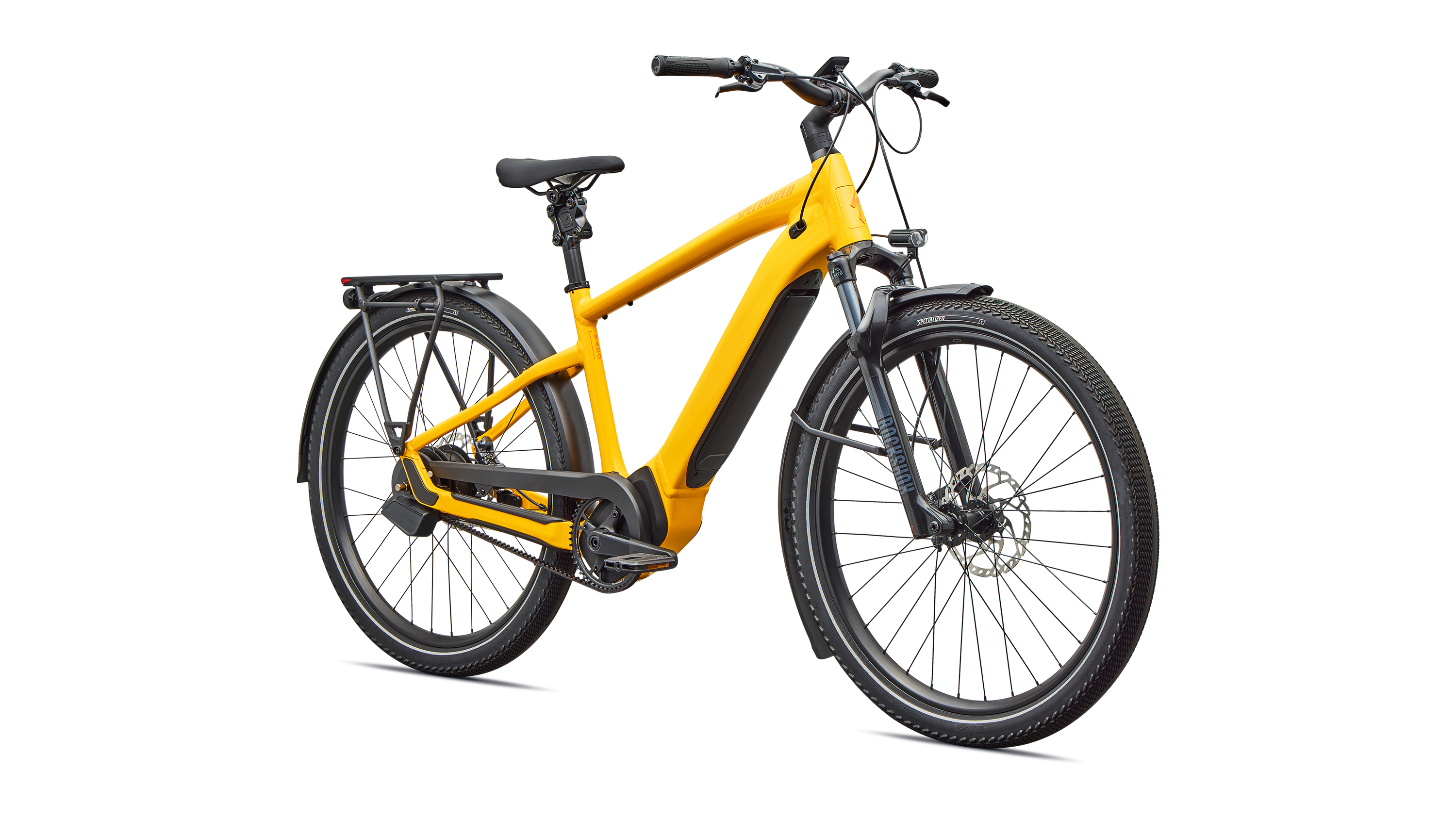Cykler - Elcykler - Specialized Turbo Vado 5.0 IGH 2026 - Gloss California Sunshine / Green Zest