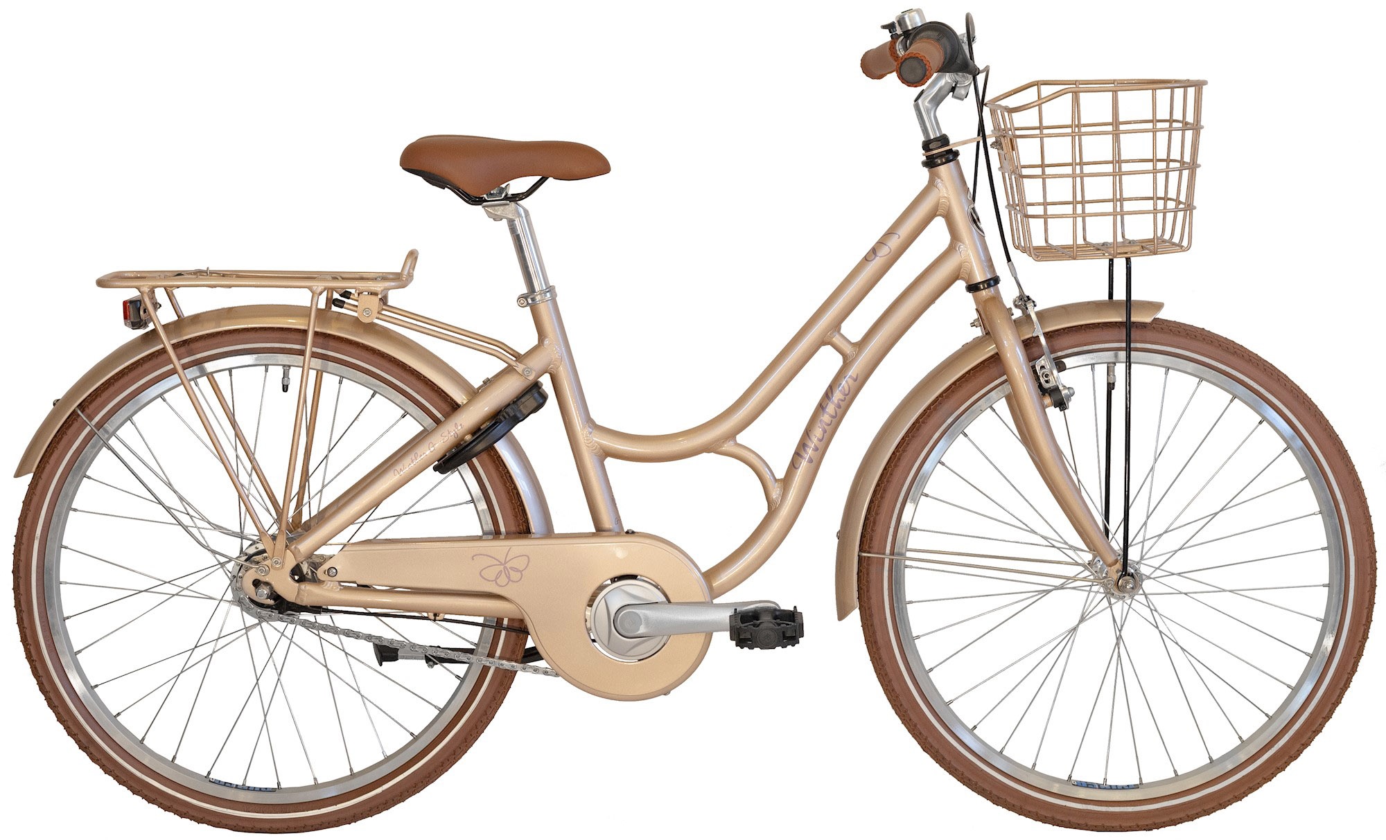 Cykler - Børnecykler - Winther G-Style 24" 7g 2024 - Rosa