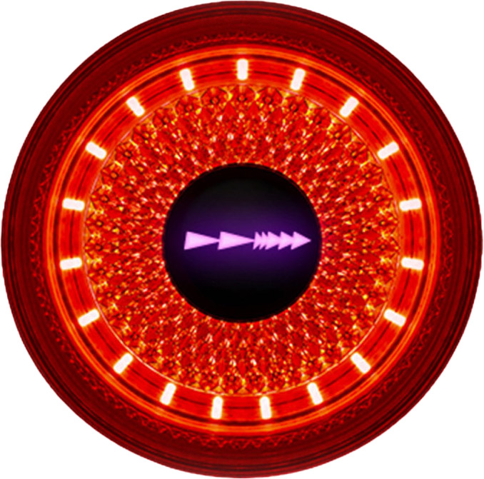 Dynamic Red Lyte 100 Baglygte 100 lumen m. bremselys Dynamic Red Lyte 100 Baglygte 100 lumen m. bremselys