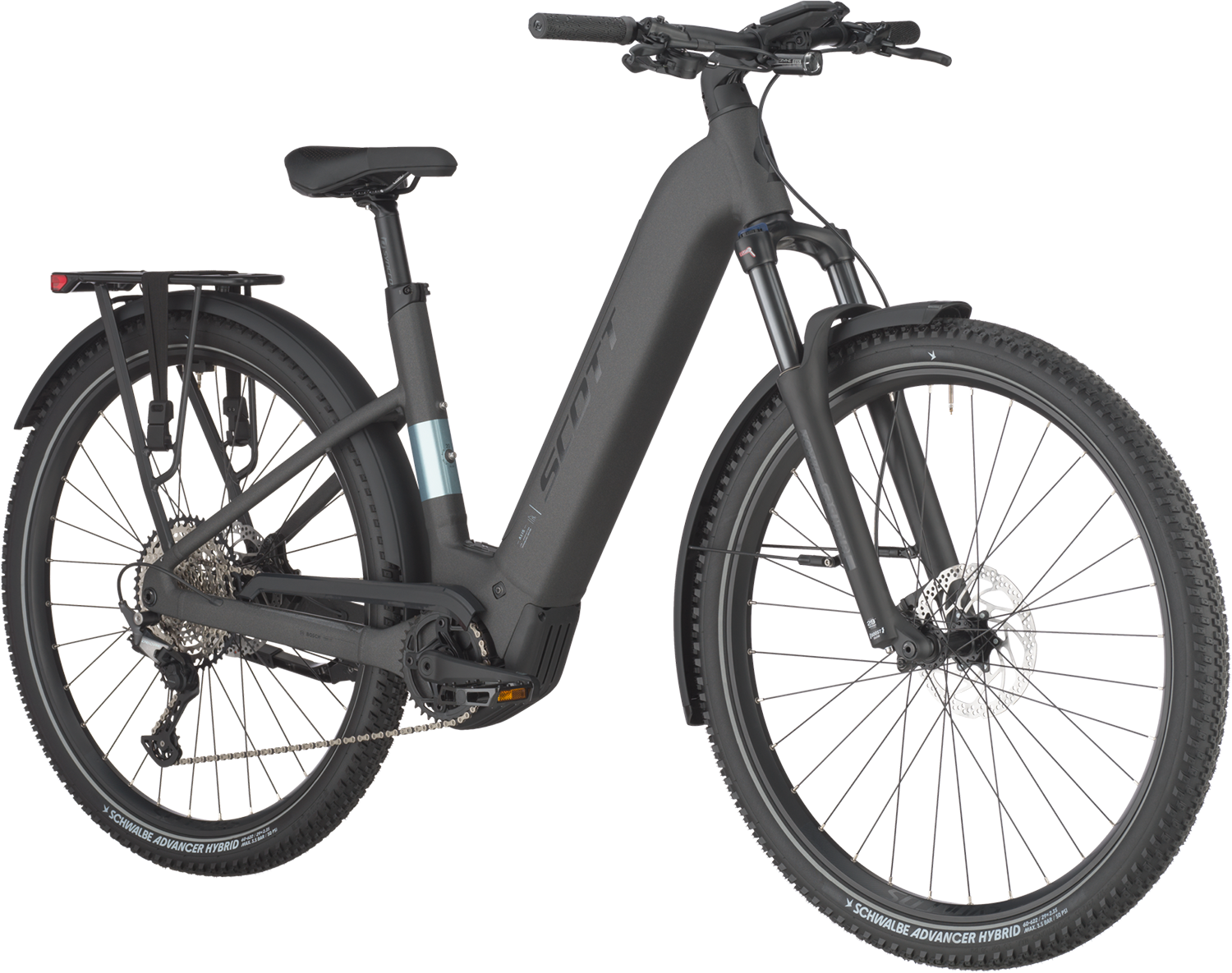 Cykler - Elcykler - Scott Axis eRIDE 20 Wave 2026 - Midnight Grey