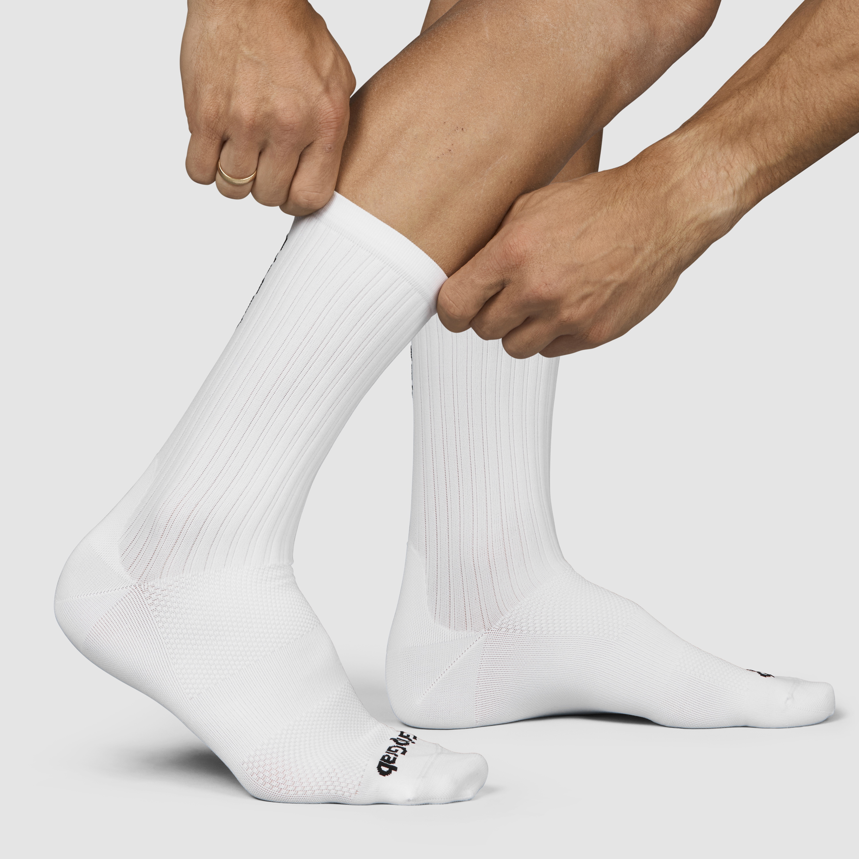 Beklædning - Sokker - GripGrab PACR High Cut Sokker - White