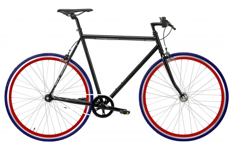 Centurion Fixie 1g (rød/blå hjul) - KAMPAGNE Bike Size: 55cm