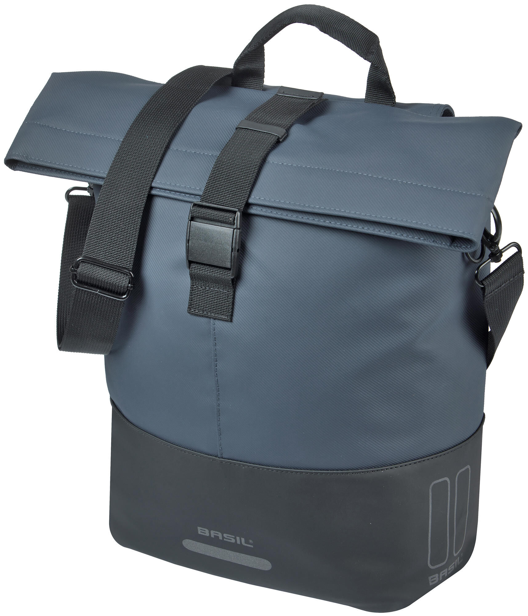 BASIL Cove bike shopper MIK Hooks Enkelt Taske - Sort / Marineblå