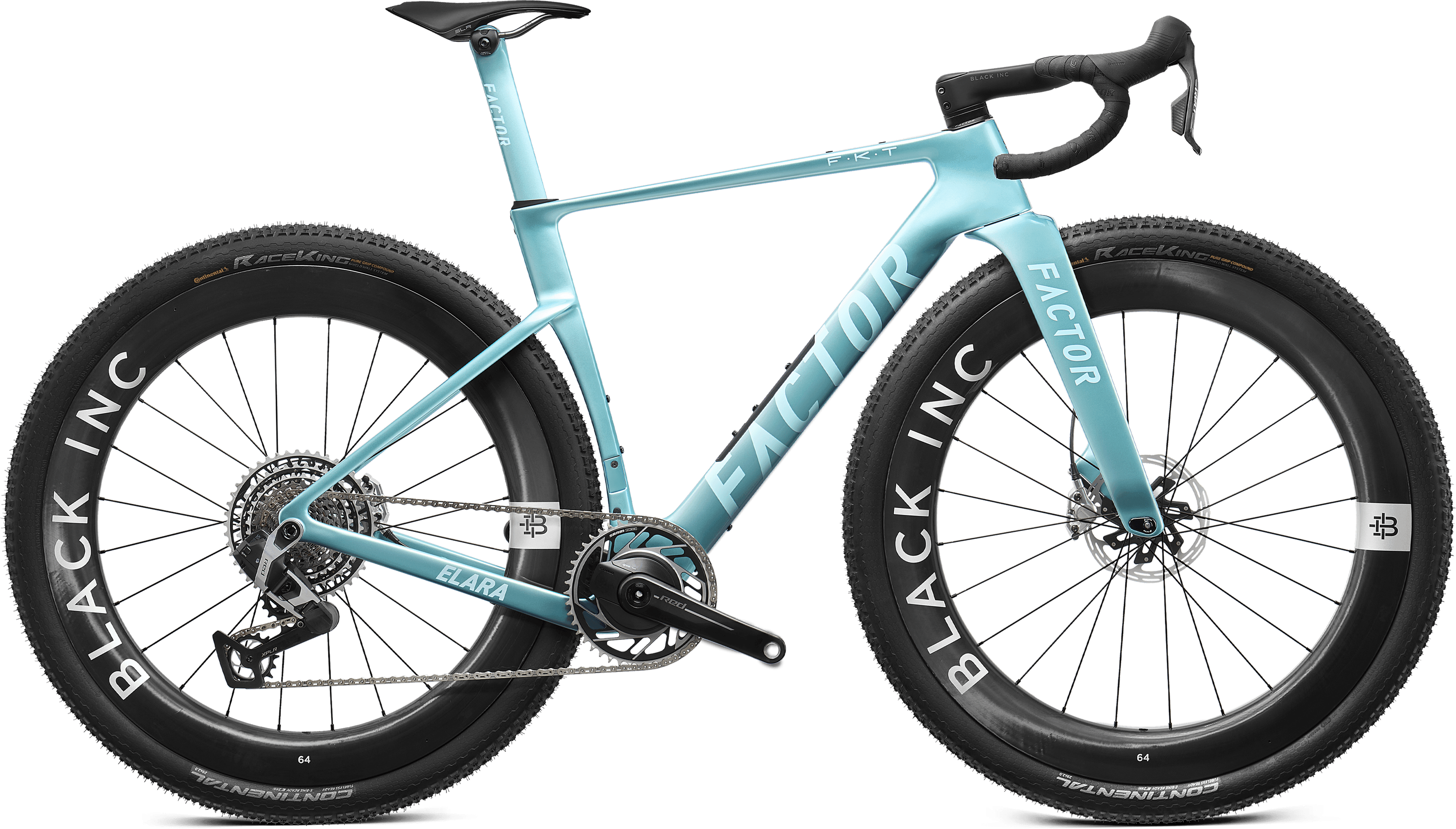 Factor ELARA GRAVEL SRAM RED XPLR Black Inc 64 2026 - Virescent Blue