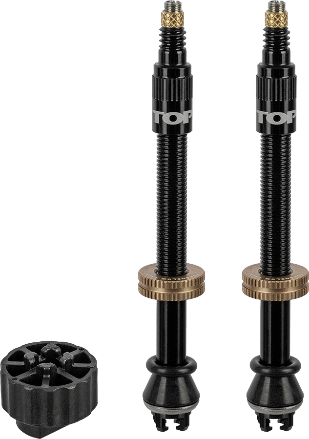 Topeak TurboFlow Tubeless Ventilsæt 60mm Topeak TurboFlow Tubeless Ventilsæt 60mm