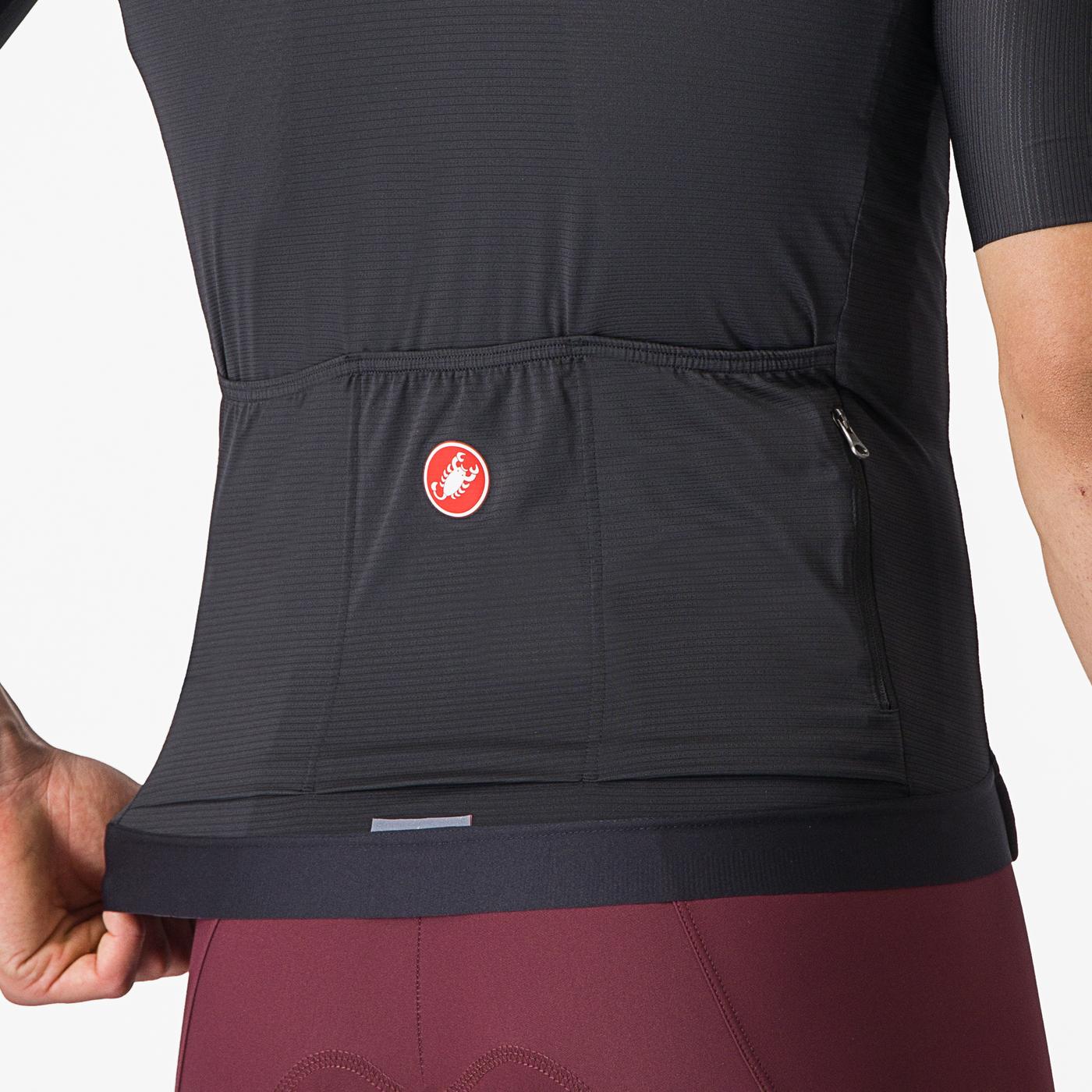 Castelli ESPRESSO JERSEY - Light Black/Dark Gray » Cloth Size: S