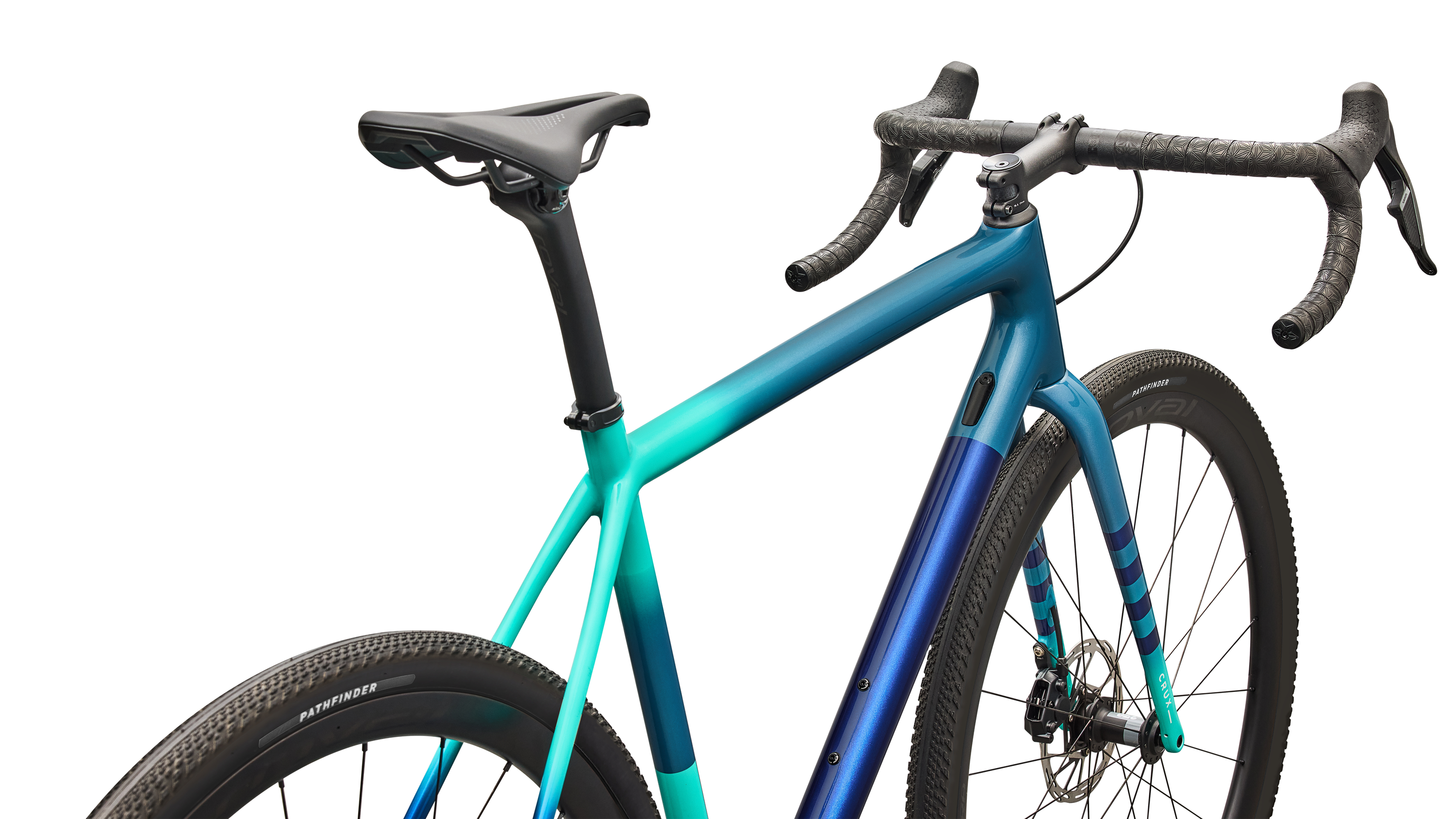 Cykler - Gravel cykler - Specialized Crux Expert - SRAM Rival XPLR AXS  2026 - Grey Blue/Lagoon Blue