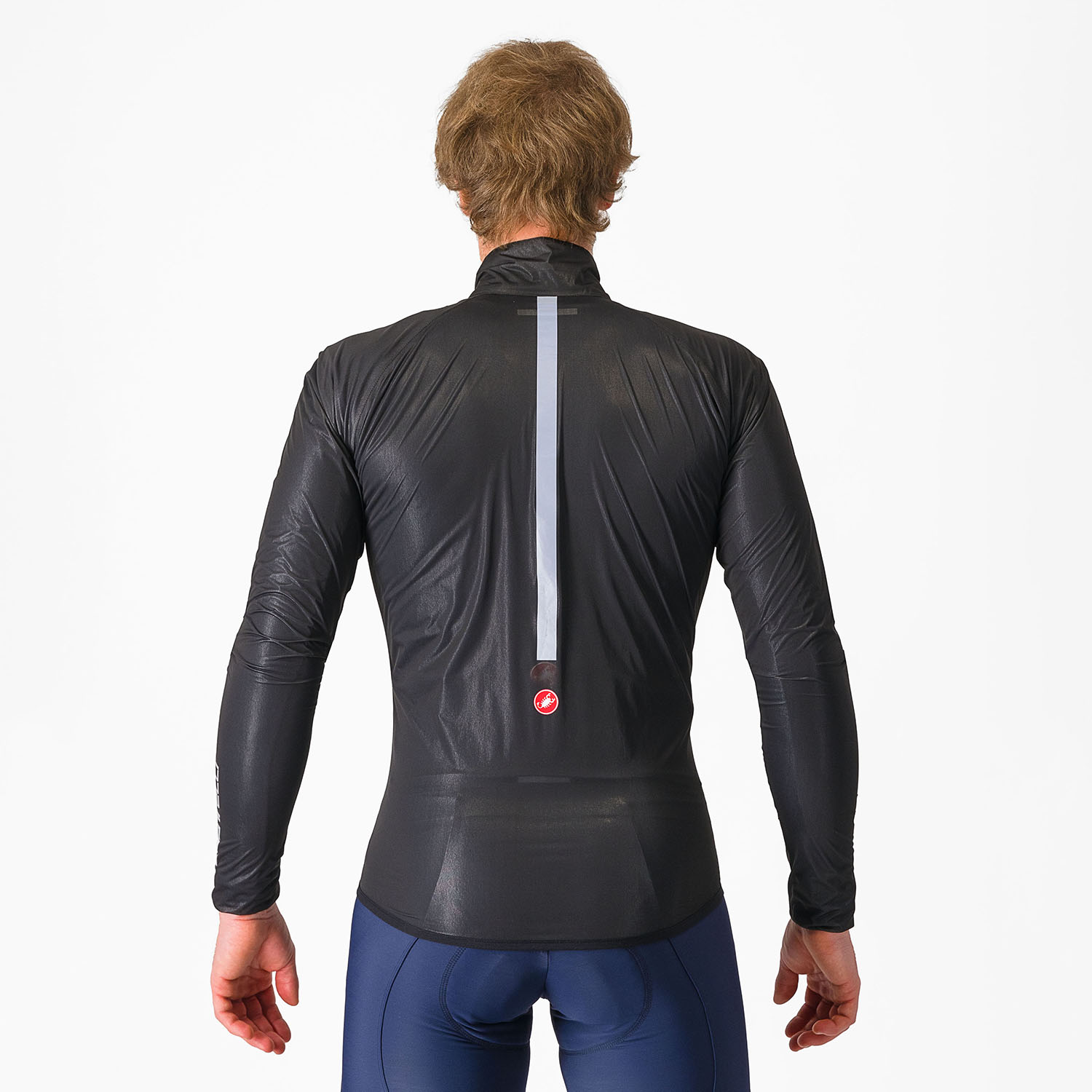Beklædning - Cykeljakker - Castelli SQUALL SHELL Jacket - Light Black/Silver Gray