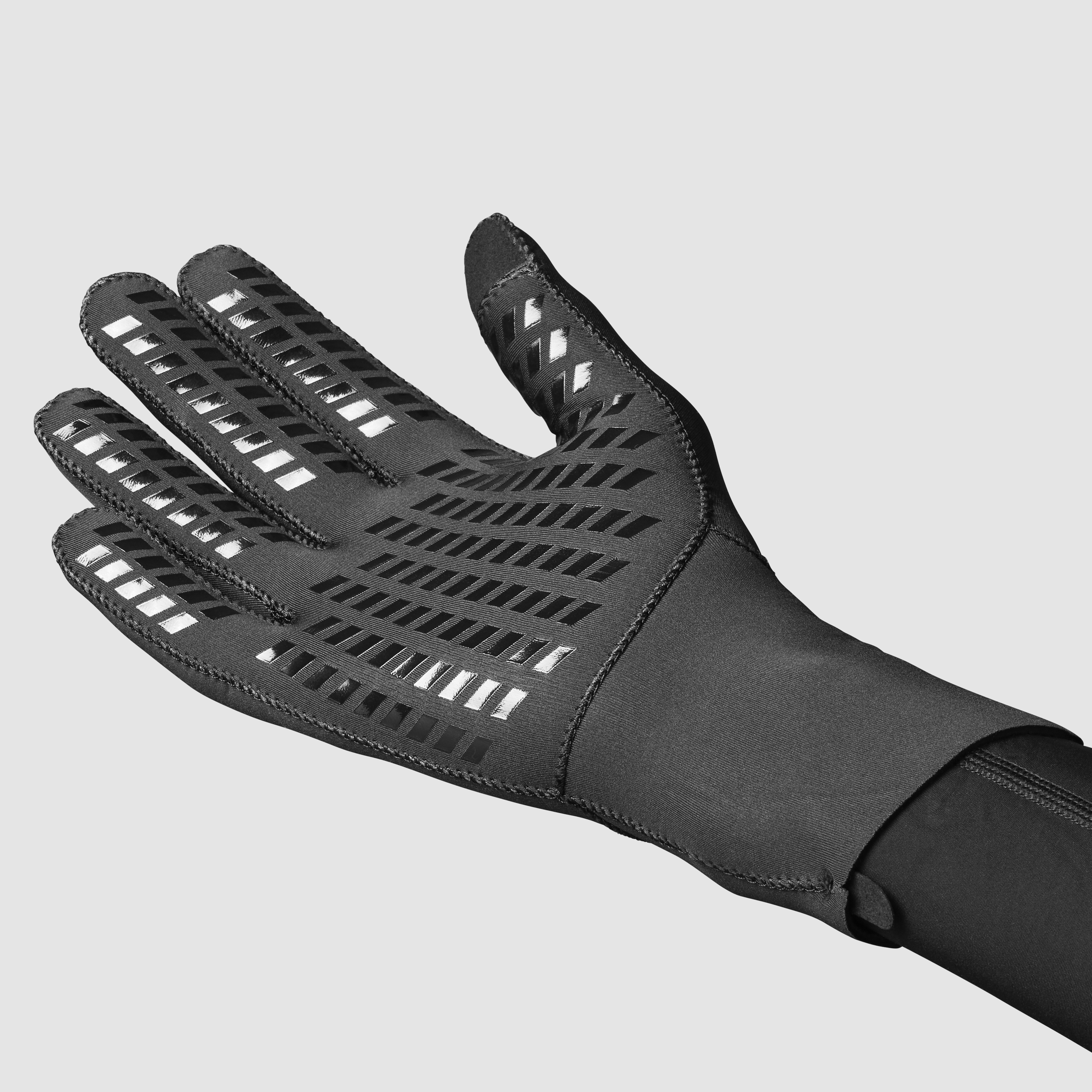 Beklædning - Cykelhandsker - GripGrab AquaShield Neoprene Raceday Handsker - Black
