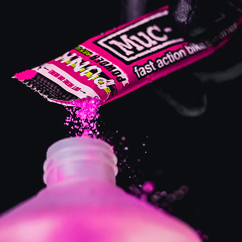 Tilbehør - Cykelpleje - Muc-Off Bottle For Life Bundle - inkl. 4 pakker Punk Powder