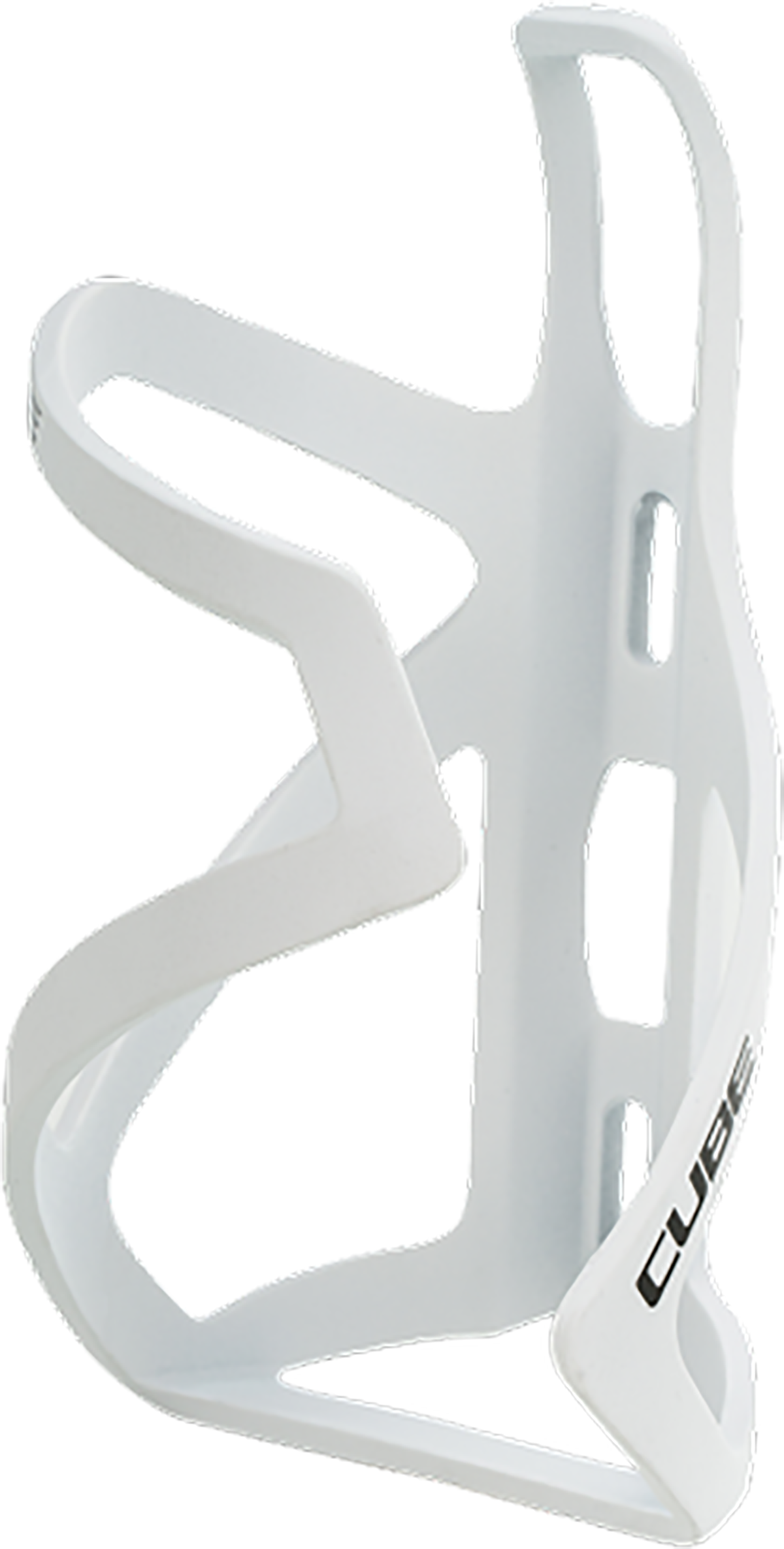 Cube Bottle Cage Dunkholder Sidecage - Matt White 'n' Glossy Black