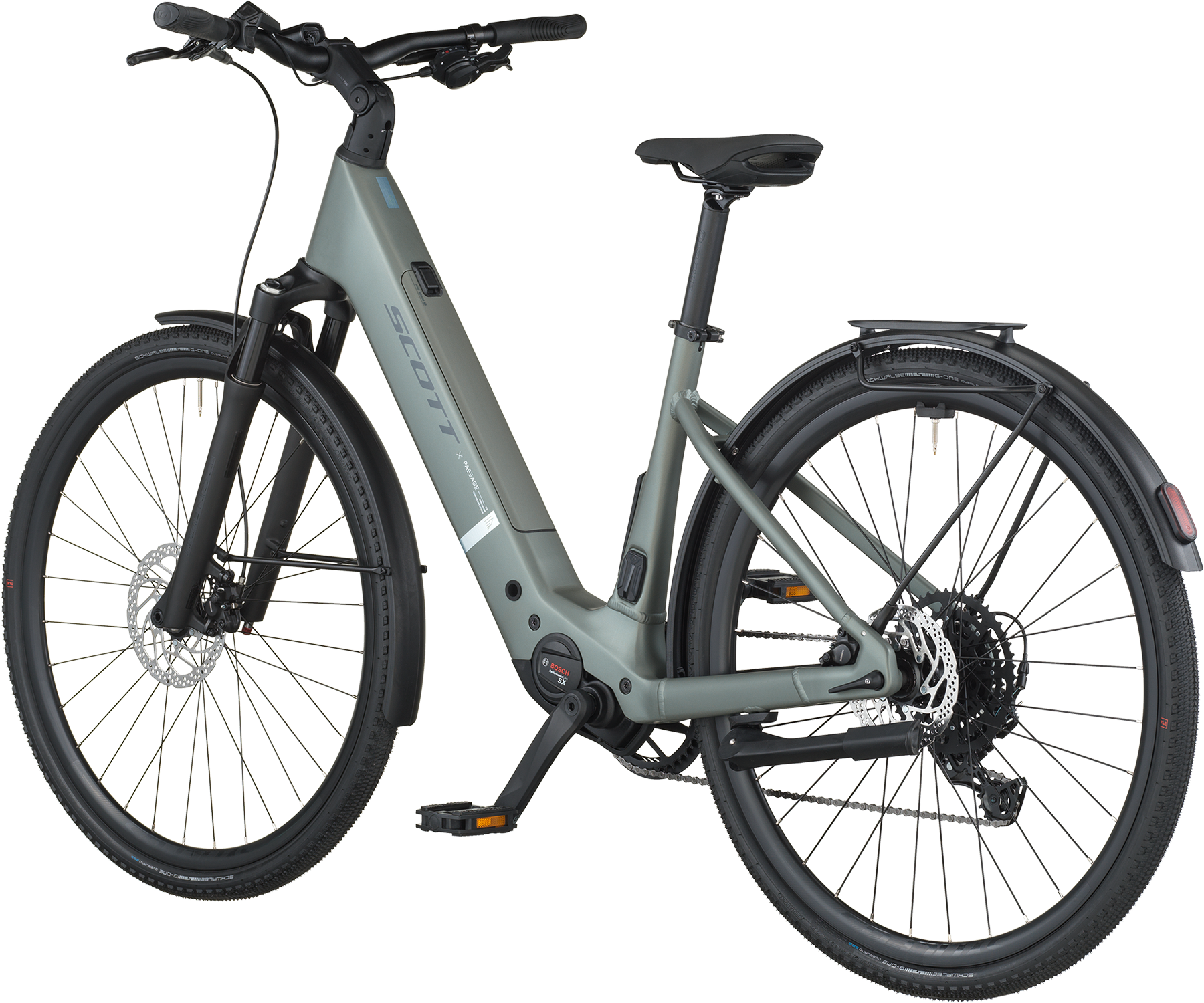 Cykler - Elcykler - Scott Passage eRIDE 20 Wave 2026 - Highland Green