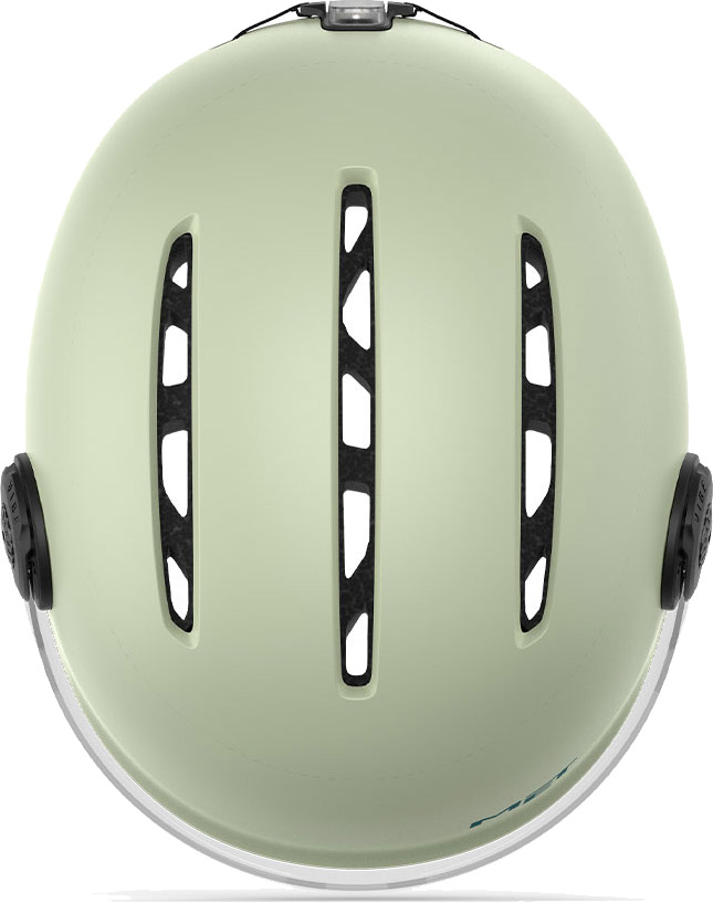 Beklædning - Cykelhjelme - MET Helmet Vibe On MIPS m. LED - Moss Gray/Matt (elcykel hjelm)