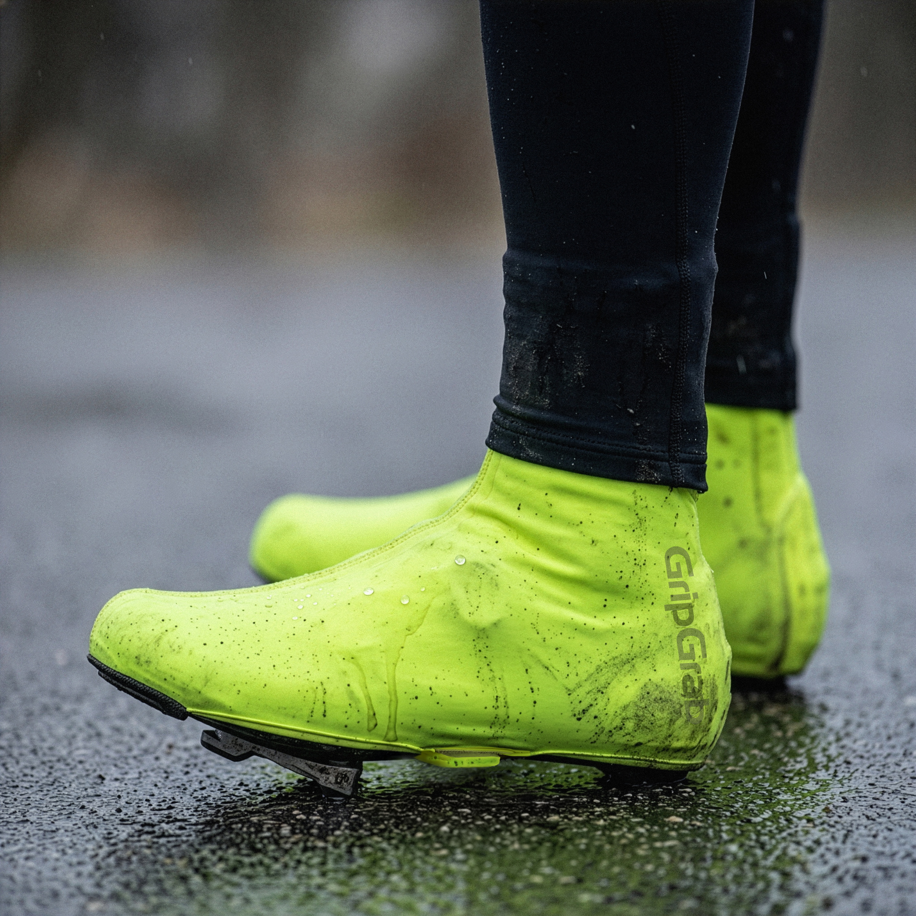 Beklædning - Skoovertræk - GripGrab RIDE 2 Vandtæt Landevejs Skoovertræk - Yellow Hi-Vis
