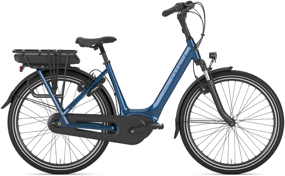 Cykler - Elcykler - Gazelle Orange C7+ HMB 26" Dame 2024 - Blå