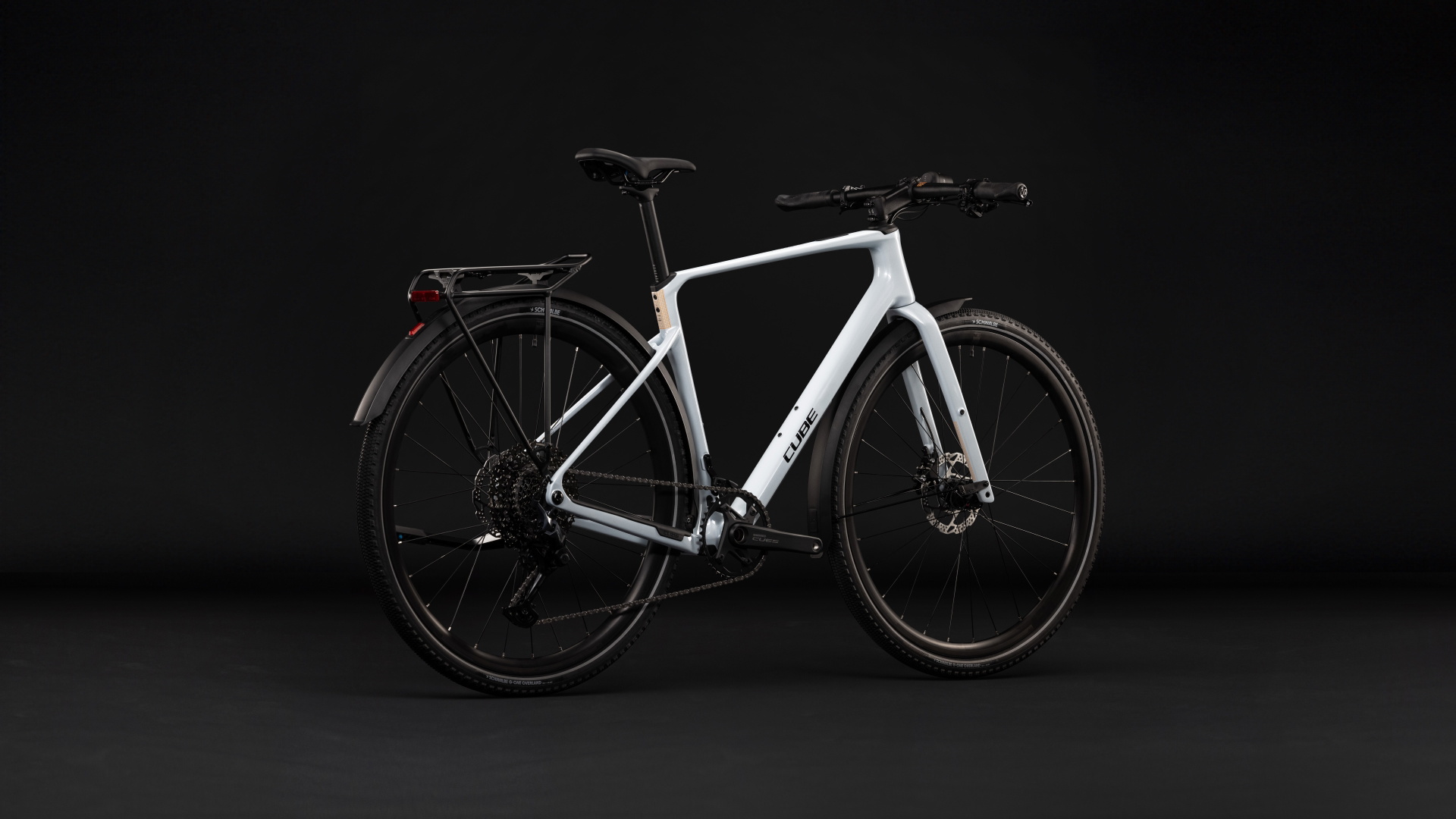 Cykler - Herrecykler - Cube Nulane C:62 SLX FE (Fully Equipped) Herre 2027 - Glacier´n´Black