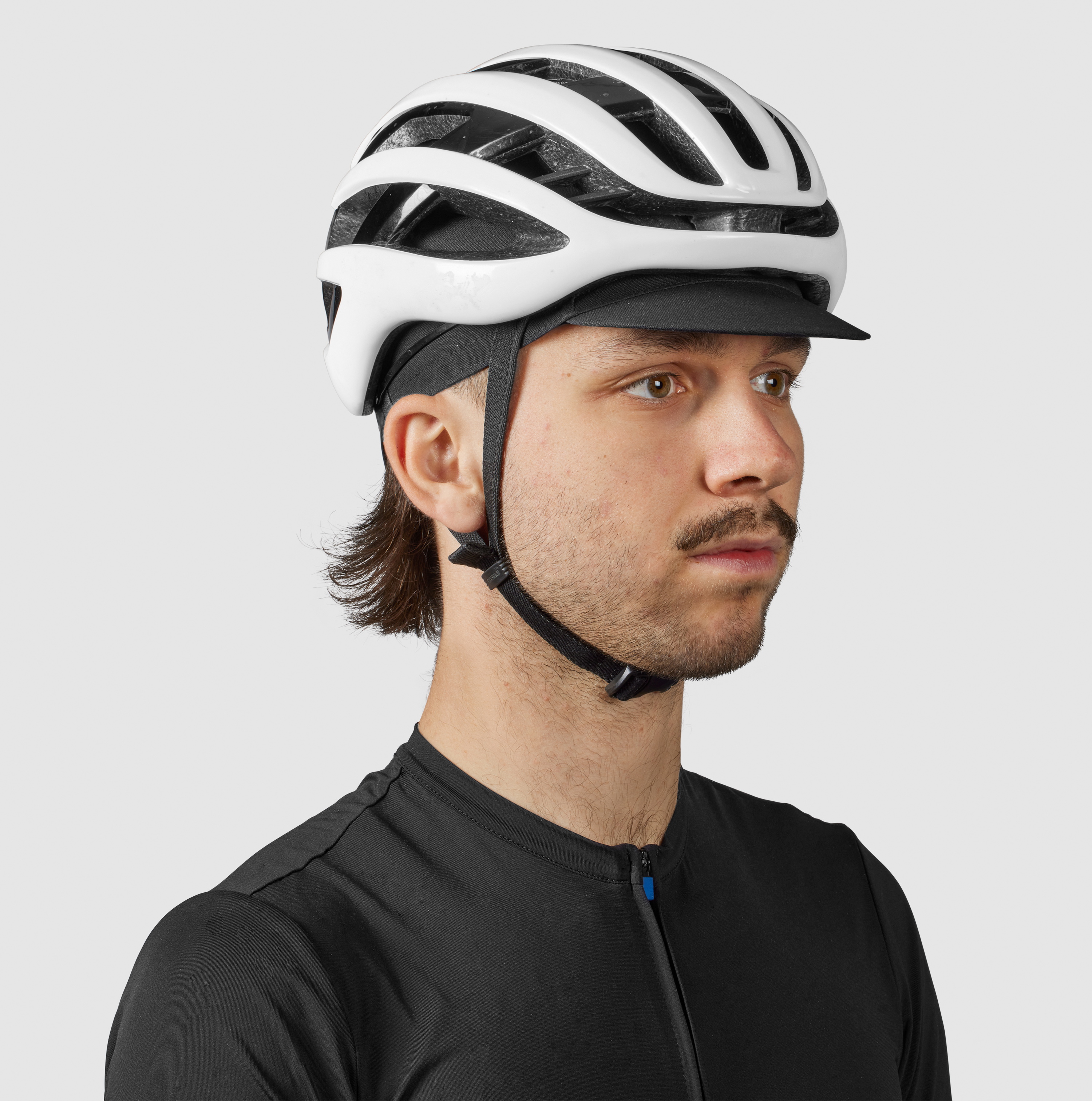 Beklædning - Cykelkasketter - GripGrab Classic Bomulds Cycling Cap - Black