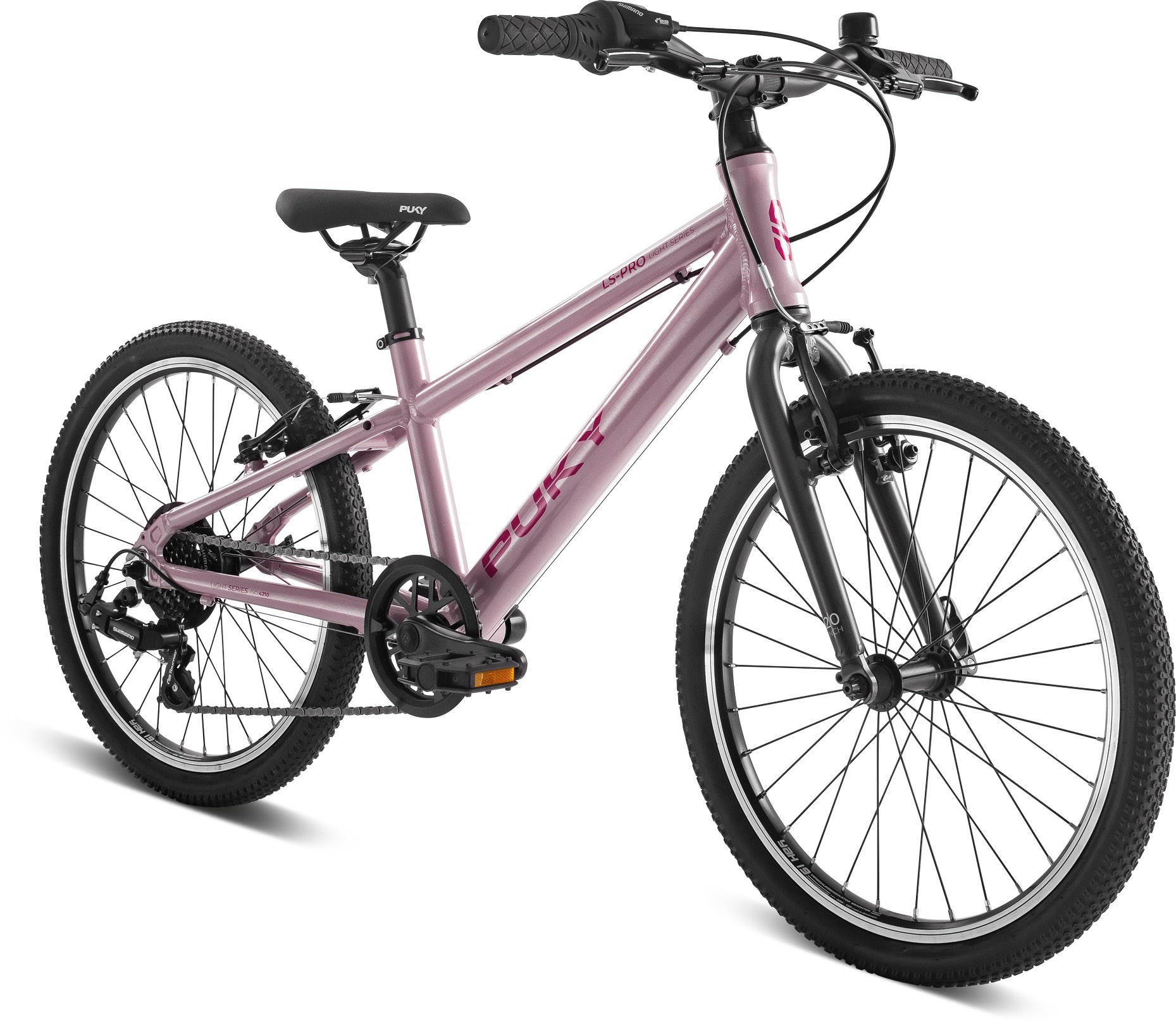 Cykler - Børnecykler - PUKY LS-PRO 20-7 Alu 20" - Pearl Pink/Anthrazit