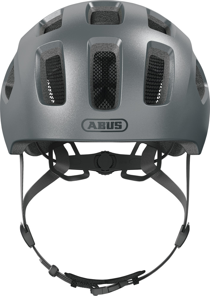 Beklædning - Cykelhjelme - Abus Youn-I 2.0 m. LED lys - Graphite Silver