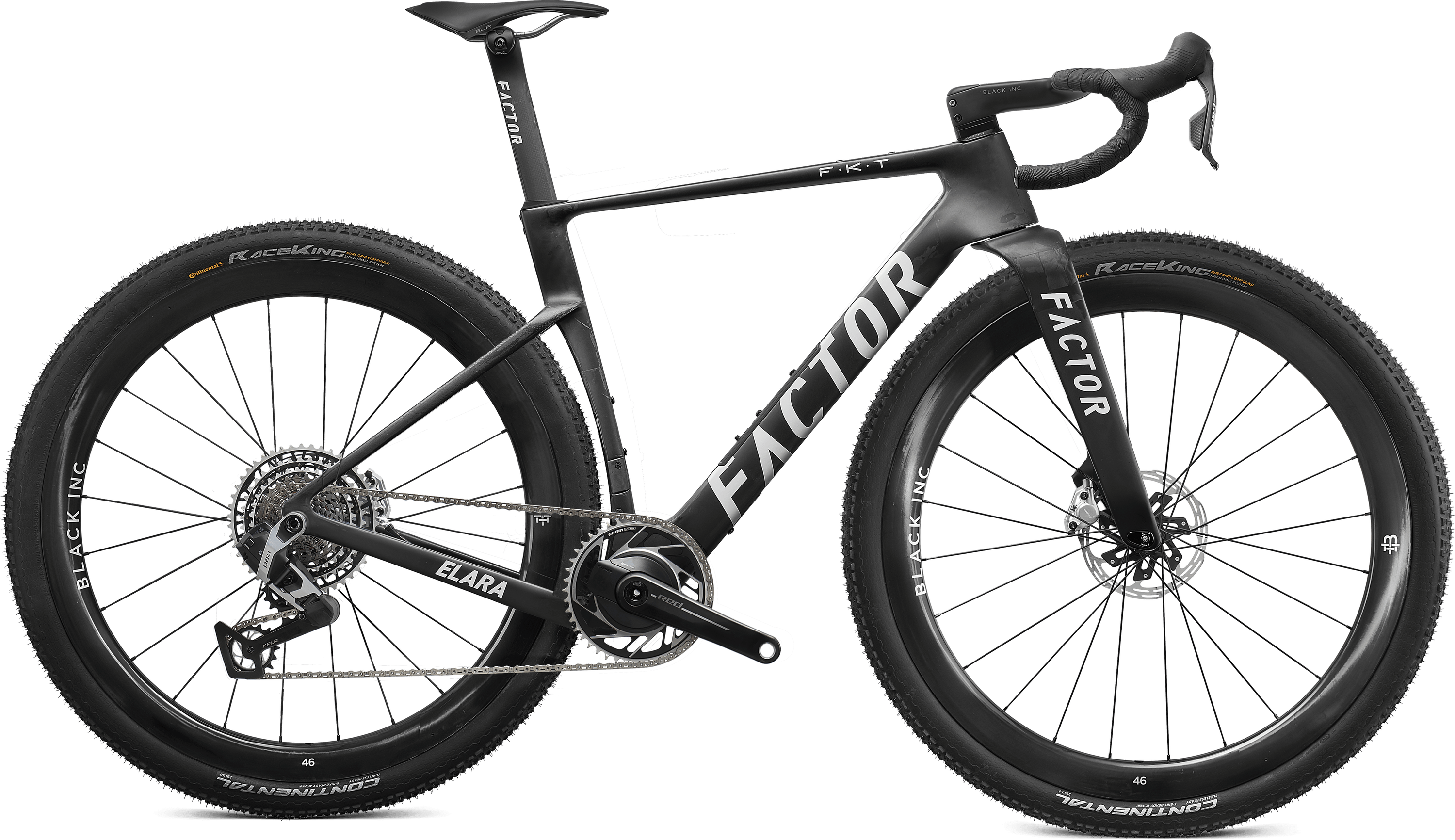 Factor ELARA GRAVEL SRAM RED XPLR Black Inc 46 2026 - Matte Carbon