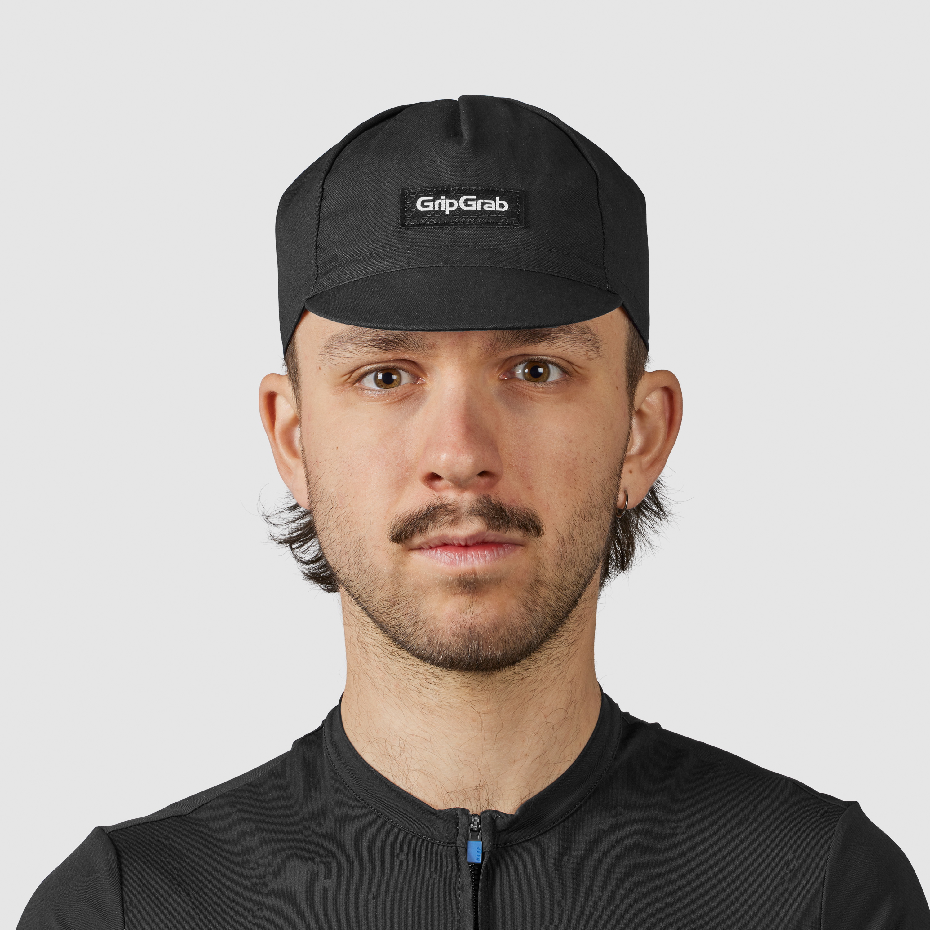 Beklædning - Cykelkasketter - GripGrab Classic Bomulds Cycling Cap - Black