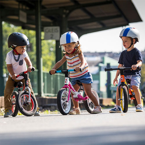 Sørg for at sikkerheden er i orden på løbecyklen