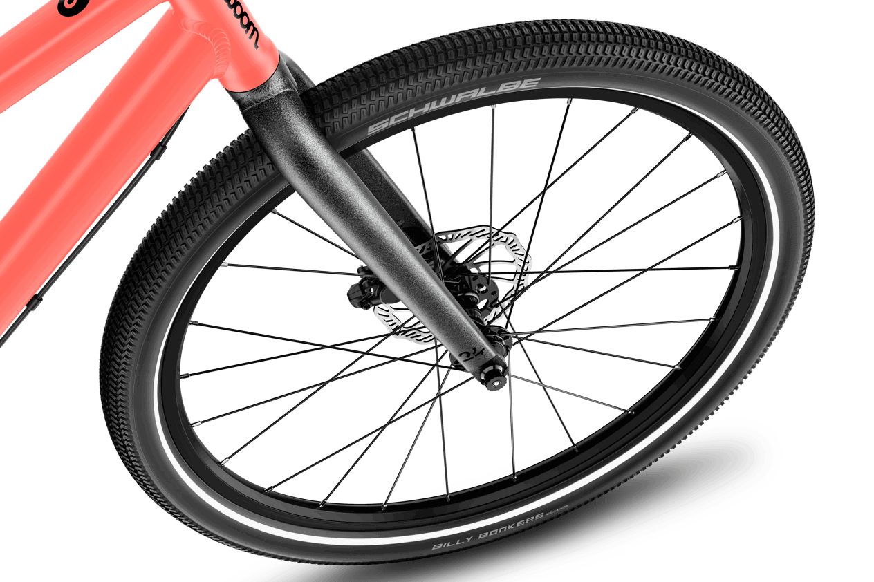 Cykler - Børnecykler - Woom Explore 5 - Neon Coral