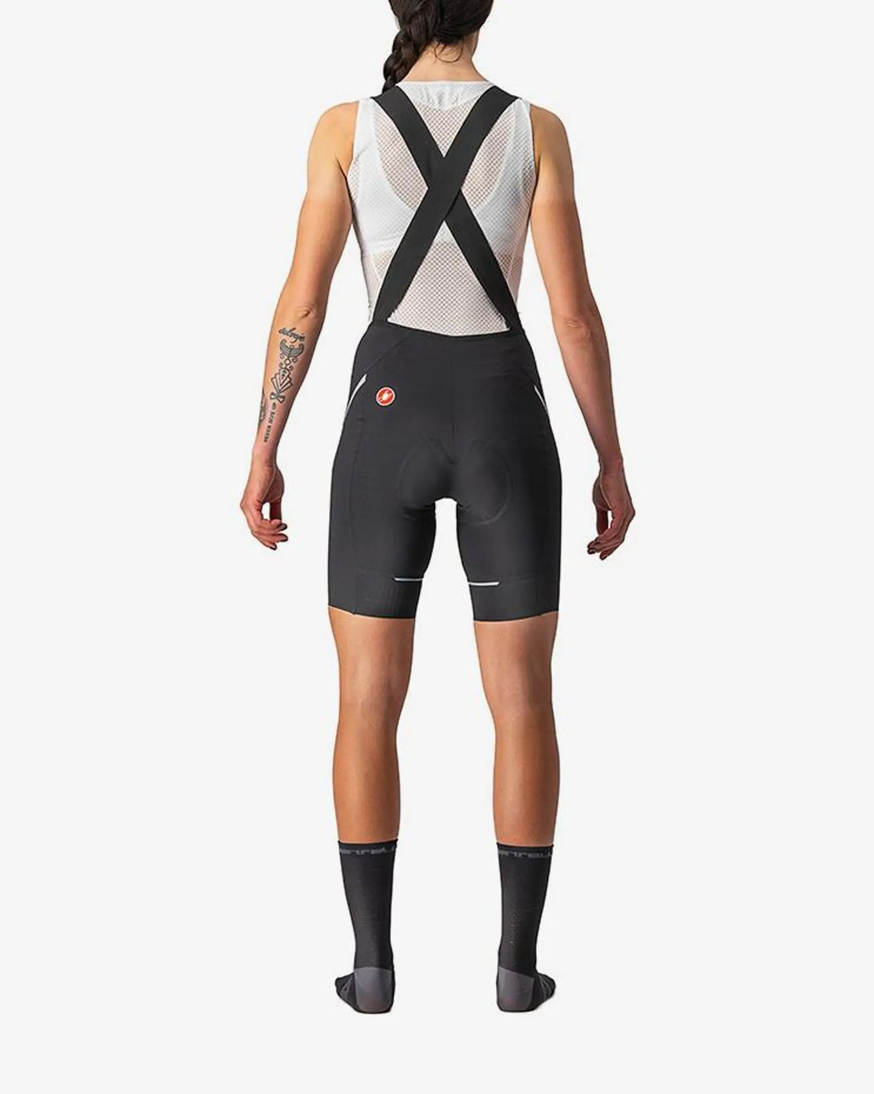 Beklædning - Cykelbukser - Castelli VELOCISSIMA 3 BIBSHORT - Black/Silver
