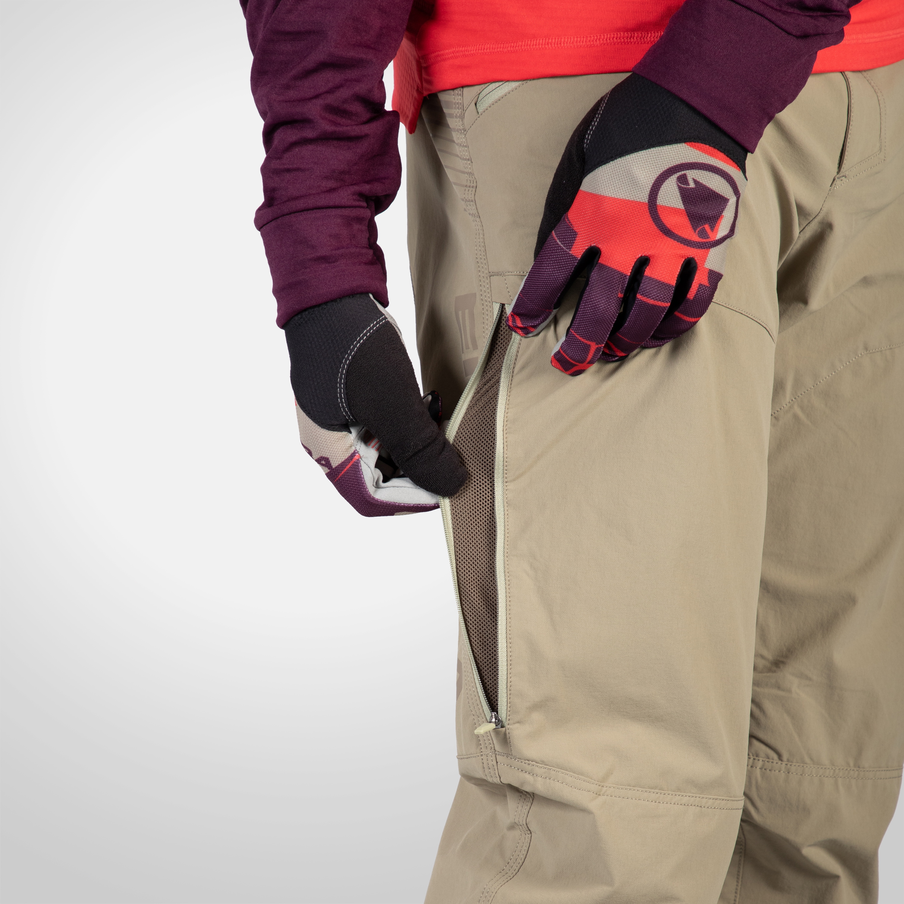 Beklædning - Cykelbukser - Endura SingleTrack Trouser II - Mushroom