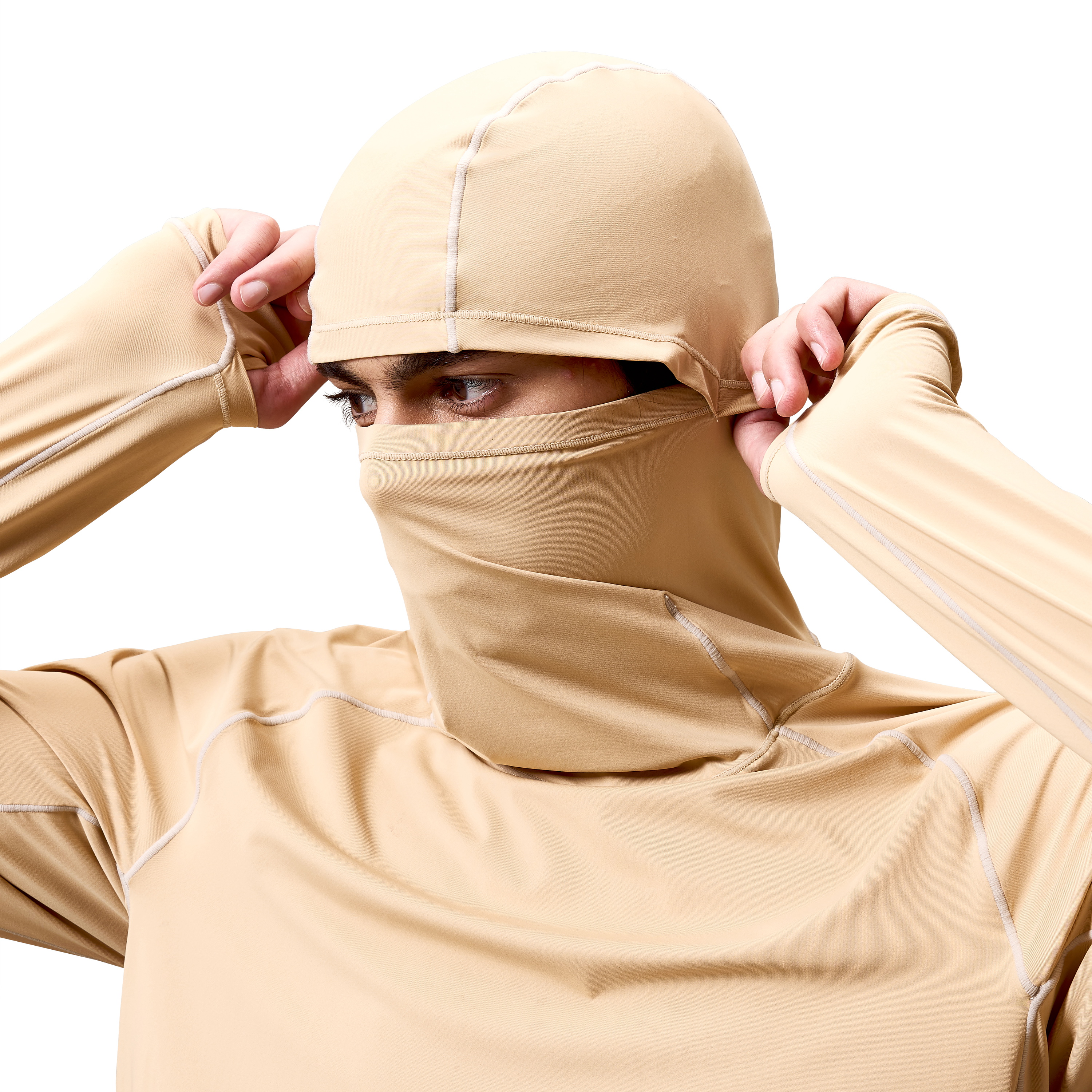 Beklædning - Cykeltrøjer - Endura AllTrack Roam Scuba Hoodie - Sand