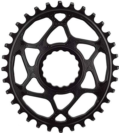 AbsoluteBlack Chainring Direct Mount Singlespeed 36T - Oval - Shimano - Sort