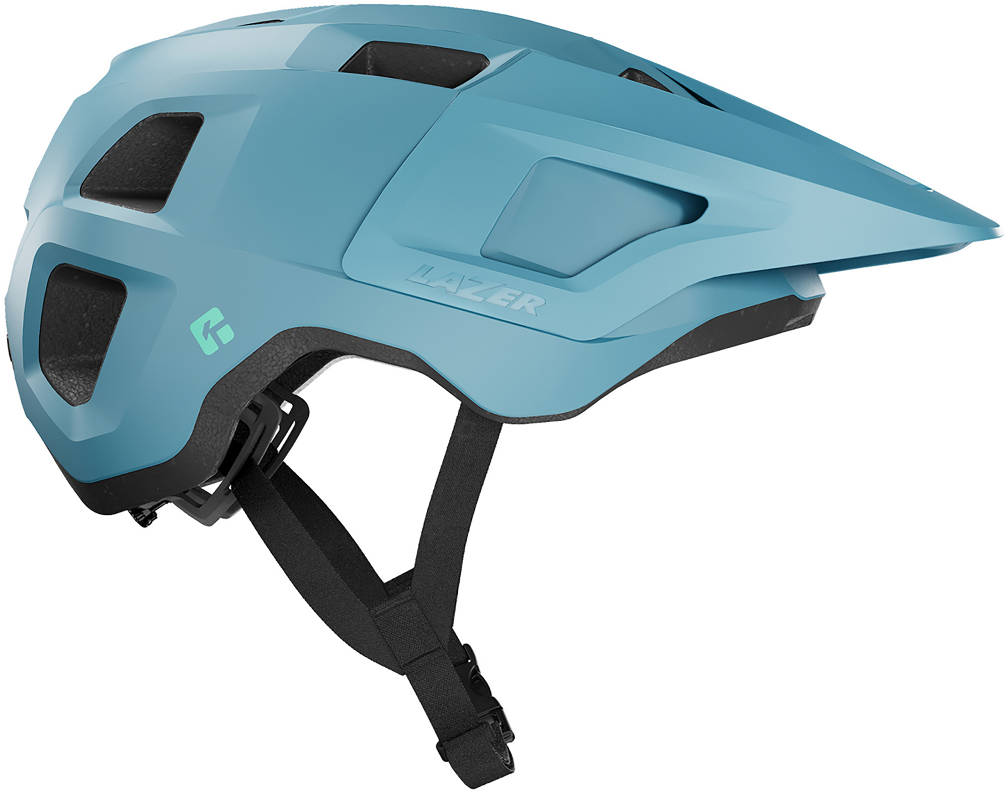 Lazer Lupo Kineticore cykelhjelm - Matte Blue Celadon