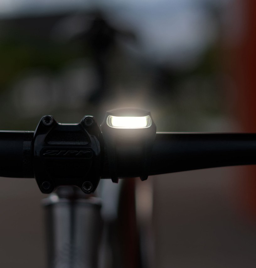 Tilbehør - Cykellygter - Knog Frog V3 Front Forlygte - Grå