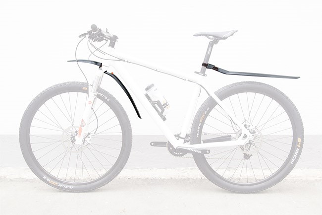 Tilbehør - Cykelskærme - SKS Shockboard Stumpskærm XL Suspension front 26"-29" - Sort