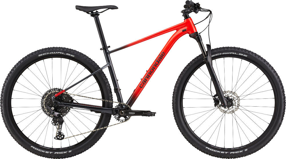 Se Cannondale Trail SL 3 2023 - Sort/Rød hos Cykelexperten.dk