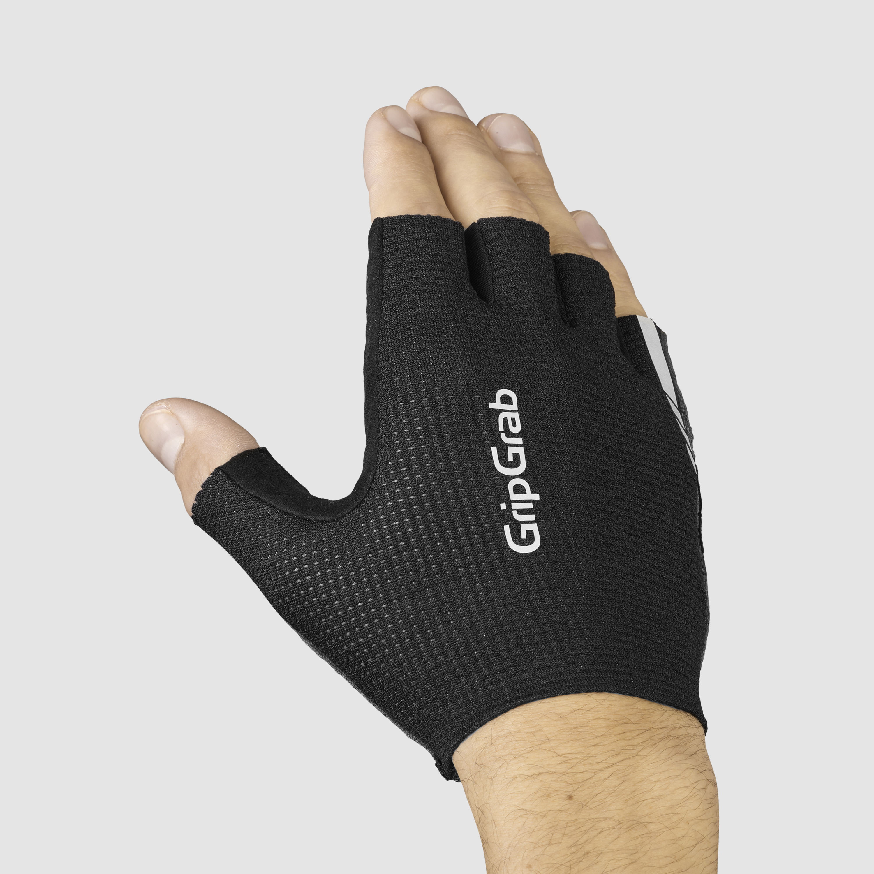 Beklædning - Cykelhandsker - GripGrab PACR InsideGrip™ Kortfingret Sommerhandsker - Black