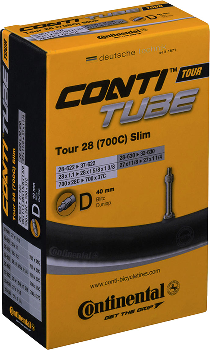 Continental Tour Tube Slim 700x28-37c DV 40mm