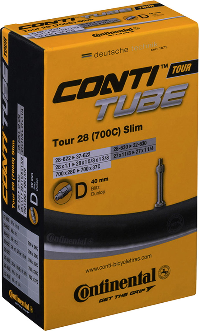 Continental Tour Tube Slim 700x28-37c DV 40mm